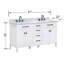 Meuble-lavabo double 60 po Anglet-317766793-317766798