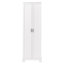 Armoire de rangement avec deux portes pour salle de bain, bureau, tablette réglable, panneau de fibres à densité moyenne