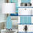 26" Coastal Glass USB Table Lamps with Touch Control & Night Light-124572767