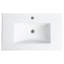Lavabo en céramique 30 po pour meuble-lavabo de salle de bain - blanc, l 18,19 po x H 6,87 po x P 30,54 po, 29,71 lb, facile à installer, processus de fabrication exquis et rapide, habile