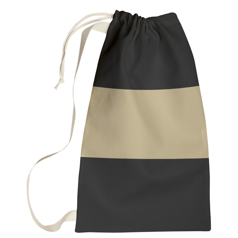 Nashville Fabric Laundry Bag with Handles, Small (29" H x 18" W x 1.5" D), Nashville Garnet/Gold/White