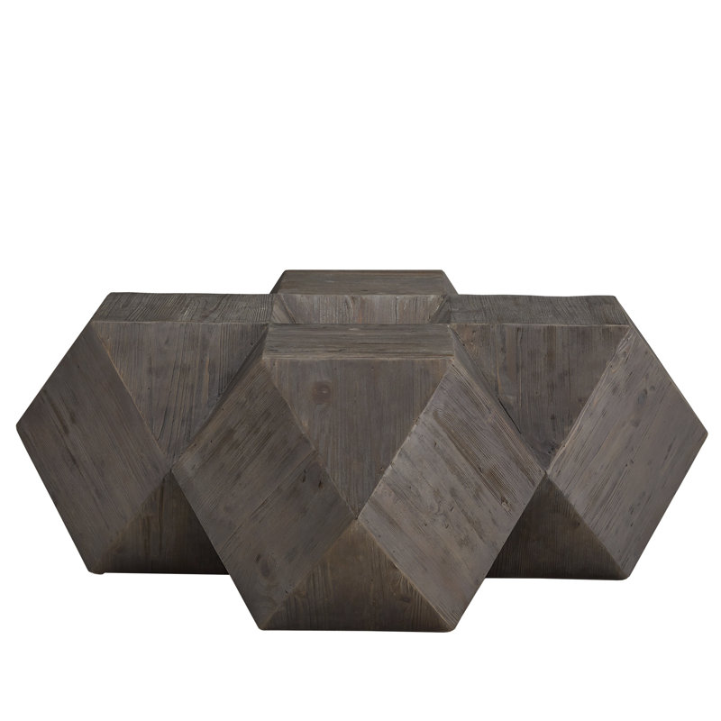 Table basse Wyndmere Barry, Brun foncé