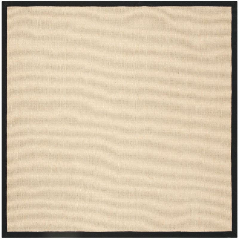 Cayman Natural Fiber Sisal Pile Rug, Square 6'