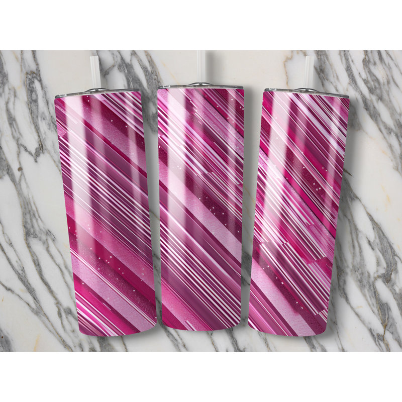 Choose Handmade Tumblers 591 mL Vacuum Insulated Stainless Steel (18/8) Travel Tumbler with Straw