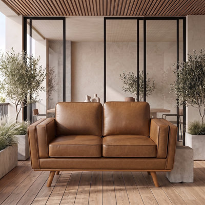Inayat 62.2" W Upholstered Loveseat with Solid Wood Legs