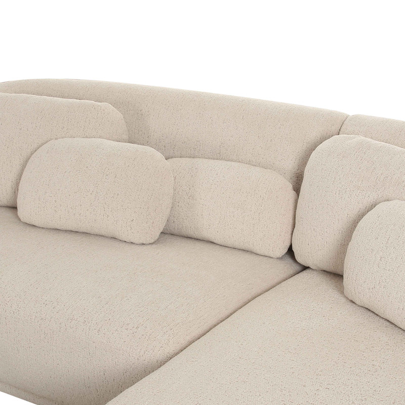 Cheslea Upholstered L-Shaped Sectional, Right Hand Facing