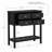 4-Drawer Wood Console Table with Shelf-1001361907