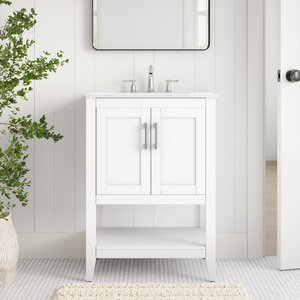 Sand & Stable Trieste 24'' Single Bathroom Vanity with Engineered ...
