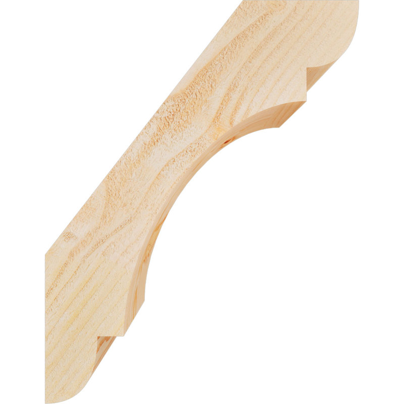 Attelle de genou olympique, Sapin de Douglas, H 18 po x l 6 po x P 14 po, Sciage brut