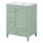 24-Inch Bathroom Vanity with Storage, Adjustable Shelf, MDF & Rubberwood, Removable Dividers-1225008079