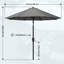 270cm Beach Parasol-245482191