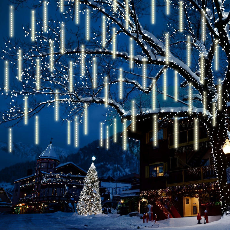 20 PCS Solar Christmas Meteor Lights