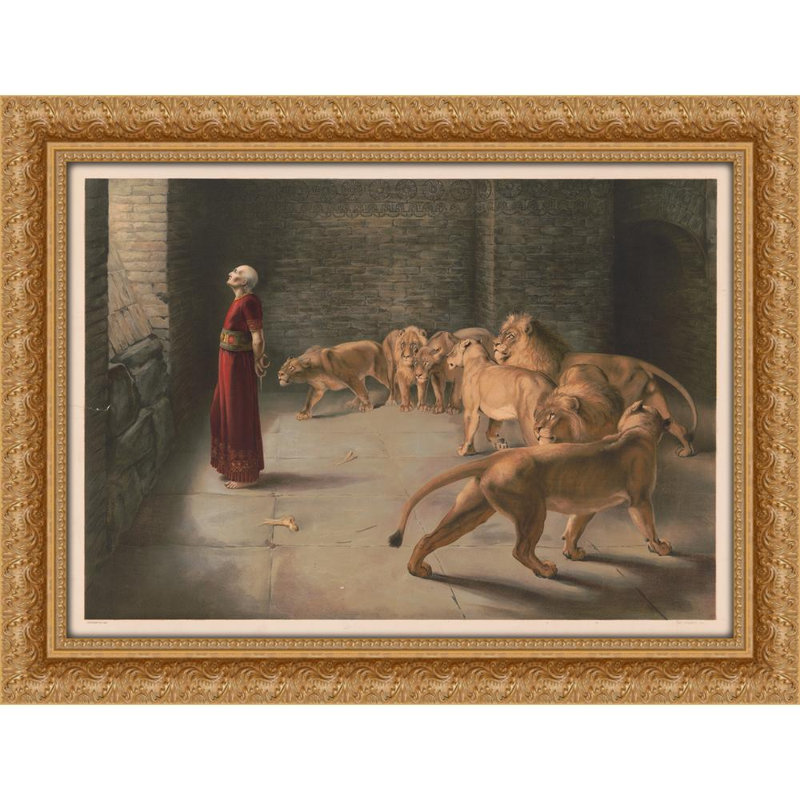 La réponse de Daniel au roi (1893), H 18 po x l 24 po x P 1,5 po