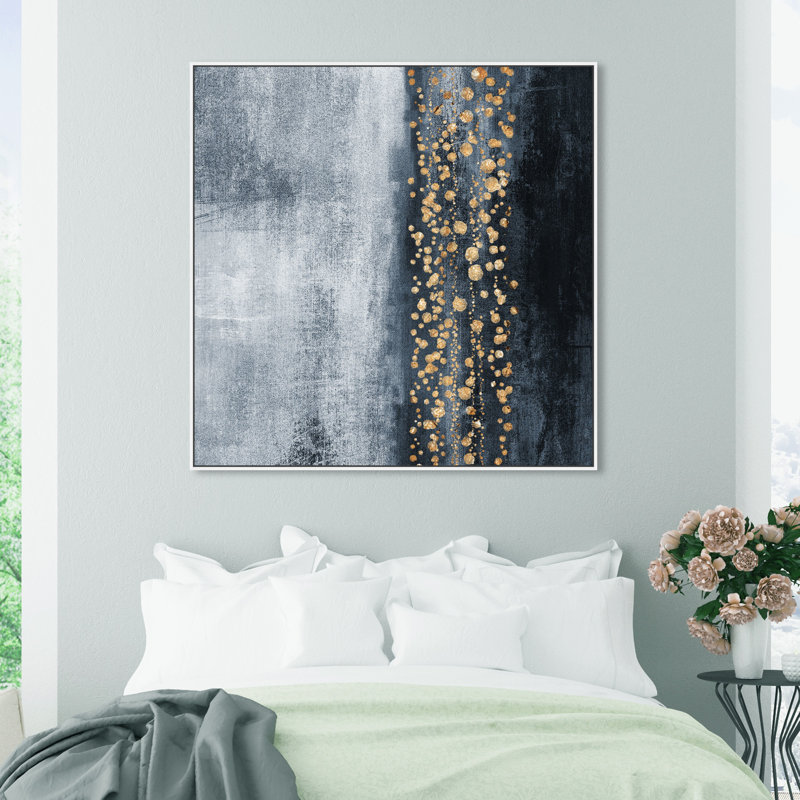 « Down The River » par Oliver Gal - impression d'art graphique, Blanc, H 40 po x l 40 po x P 2 po