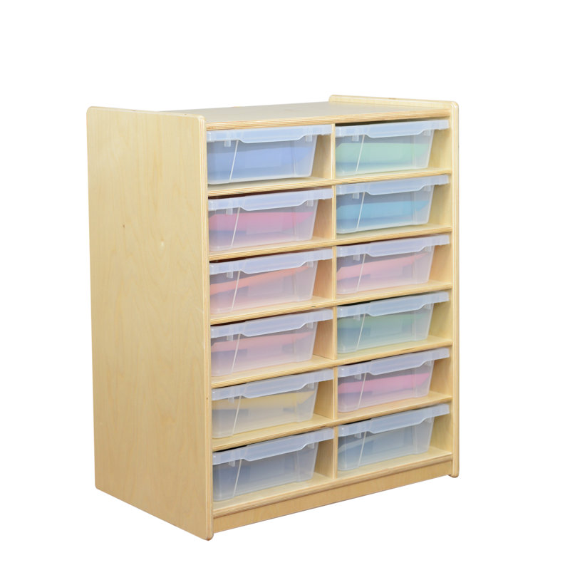 (12) Letter Tray Storage Unit, Oui, Transparent