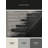 Machine Washable Cities & Countries Chicago Skyline Modern & Contemporary Geometric Rug in Brown – Black Binding-2135616138