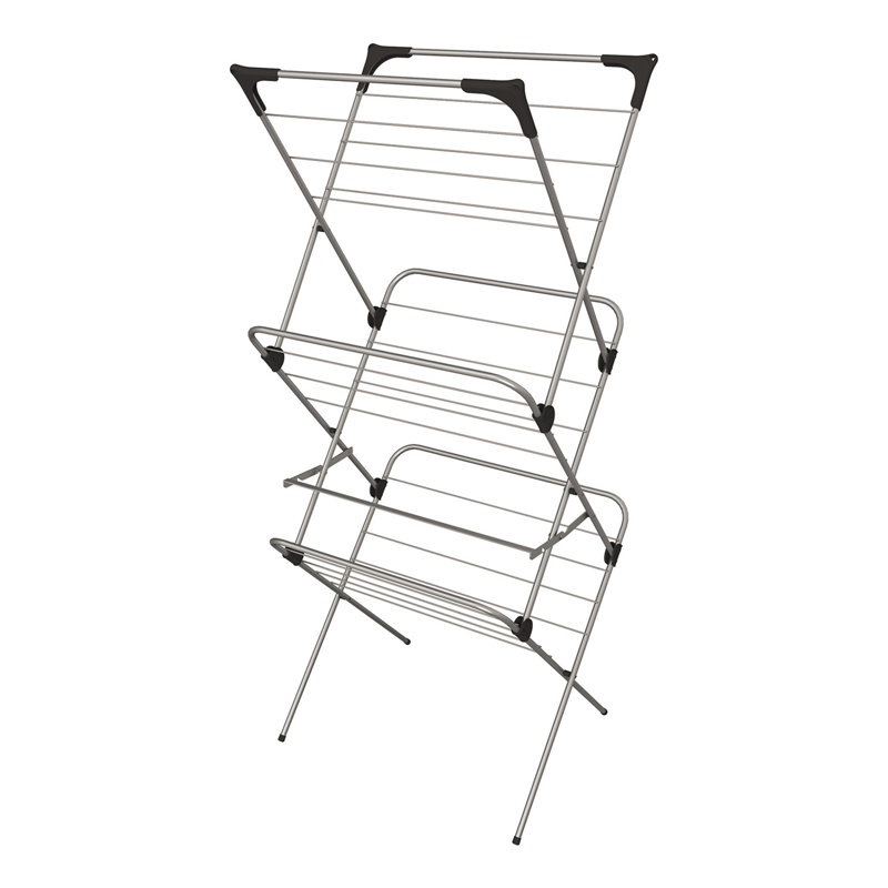 Foldable Standard Drying Rack, 147" H x 61.5" W x 61" D