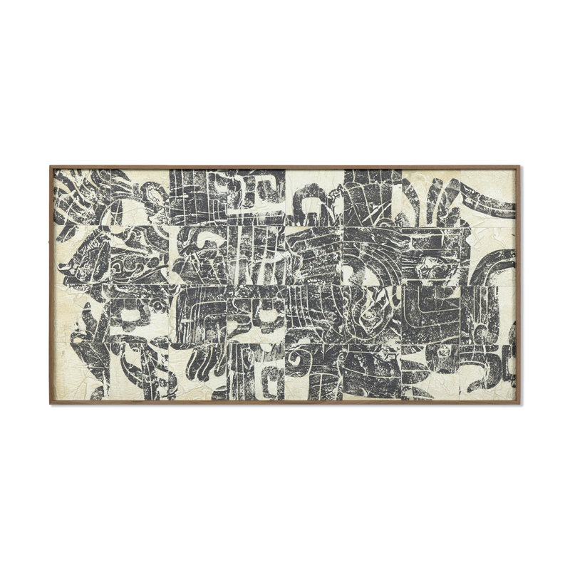 The Arrival Of The Conquistador Mixed Media by Douglas Galloway, H 20.5" x W 40"