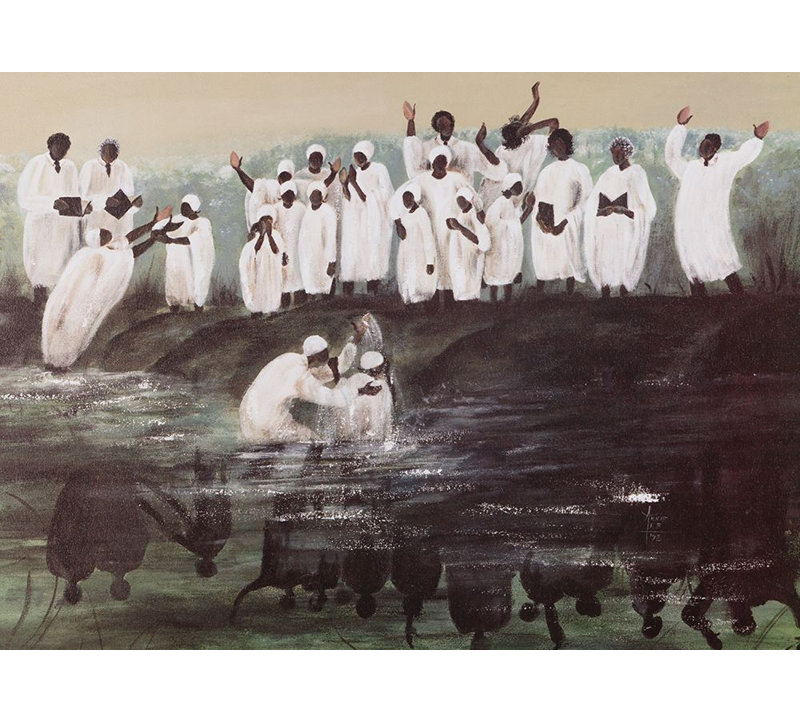 «Black Baptism», reproduction d'affiche par Inconnu (24 x 18) # PD101946