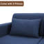 Canapé-lit convertible 6 en 1 de 58,3 po de largeur Dharius, canapés-lits avec causeuse de 58,3 po avec canapé-lit, dossier amovible, poches de rangement et 2 coussins, futon moderne en lin pliable pour les invités qui passent la nuit-386681680
