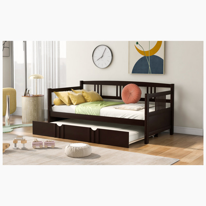 Westerley Solid Wood Daybed, Twin, Espresso