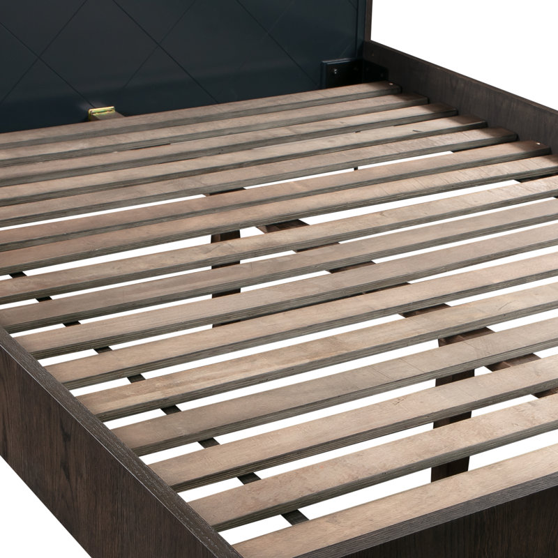 Audiana Solid Wood Platform Bed, Queen