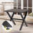 Square Steel Patio Outdoor Side Table