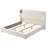 Upholstered Bed Frame with Reading Lamp and USB port-524668702