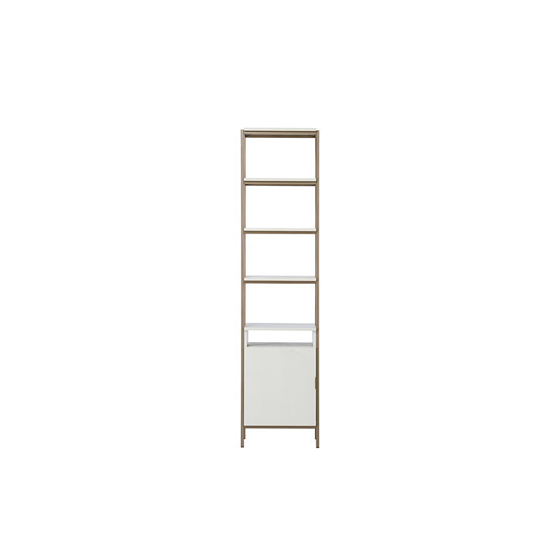 Storage Bookcase - Cream, Champagne Gold/Cream