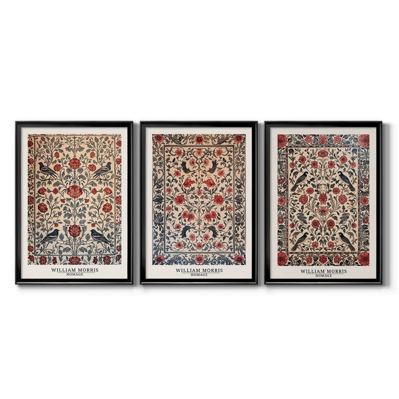 Série sur toile encadrée personnalisée - 3 pièces, Noir, H 21 po x l 30 po