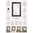 Mora Solid Wood Rectangle Mirror-1774522262
