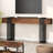 71 Inch Long Console Table, Extra Thick Industrial Sofa Table Behind The Couch Rectangular Entryway Table For Entrance Hallway Living Room, Entire Top Board & 4-pipe Legs, Rustic Brown-181800028-181800026