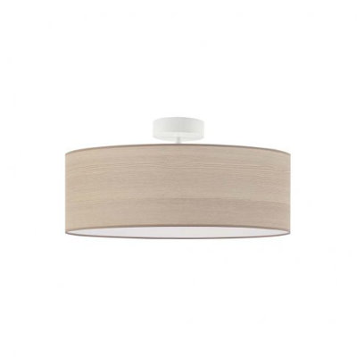 Bisono-Miro Fabric Semi Flush Mount