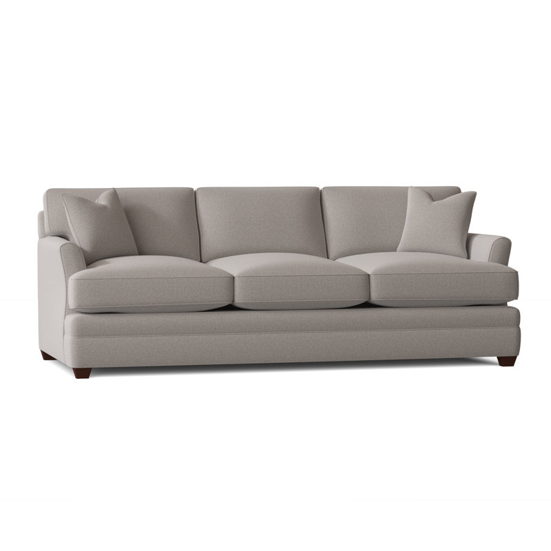 Harriss Upholstered 91'' Sofa, Reese Fog Performance Chenille