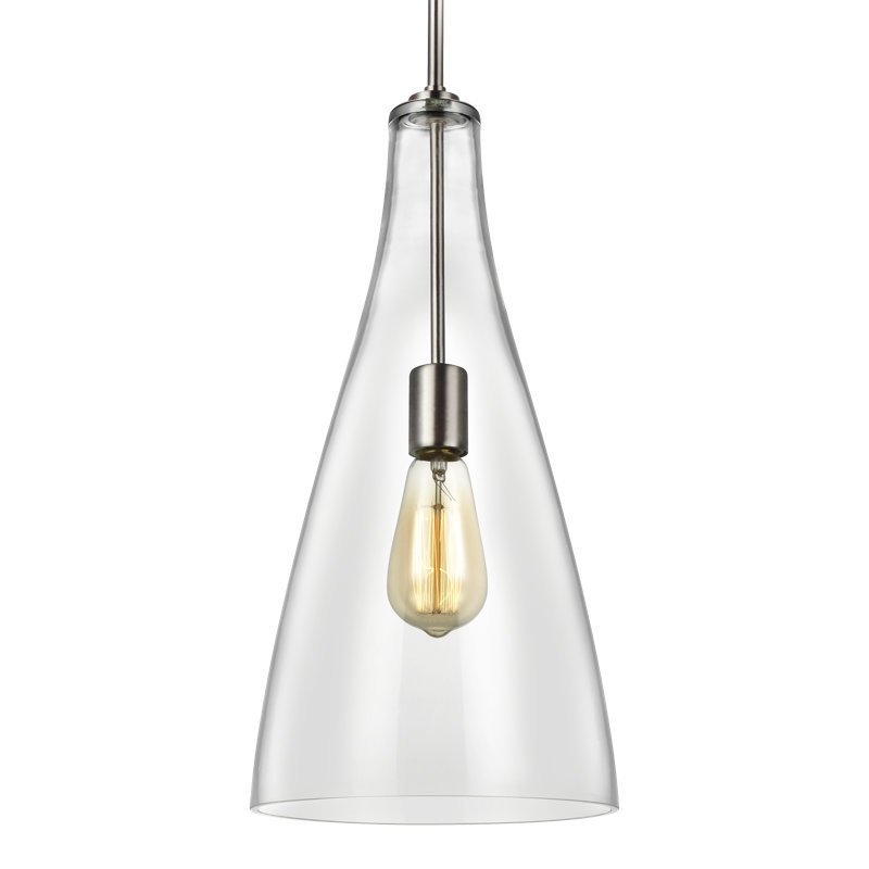 Luminaire suspendu à une lumière Arilda , Nickel brossé