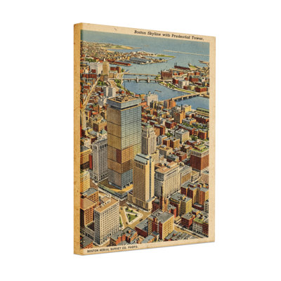 Scenic & Cityscapes Boston Skyline With Prudential Tower