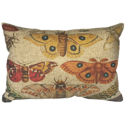  Bugs Linen Lumbar Pillow