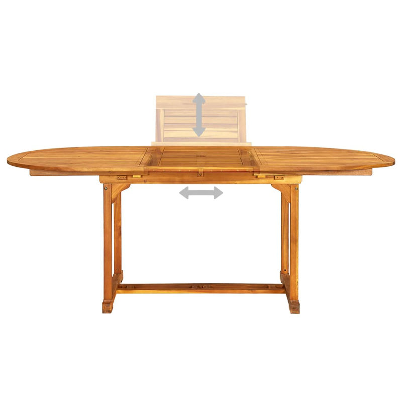 Knutsen Oval 6 - Person Dining Set