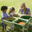 ECR4Kids Stackable Square Bins with Non-Snap Lids, Multipurpose Organization, 4-Pack-100032973