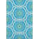 Premium Machine Washable Cerrito Blue Rug