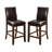 Unique Transitional Dining Chairs Set With Curved Back And Padded Seats