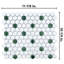 Metro 1" x 1" Porcelain Honeycomb Mosaic Tile
