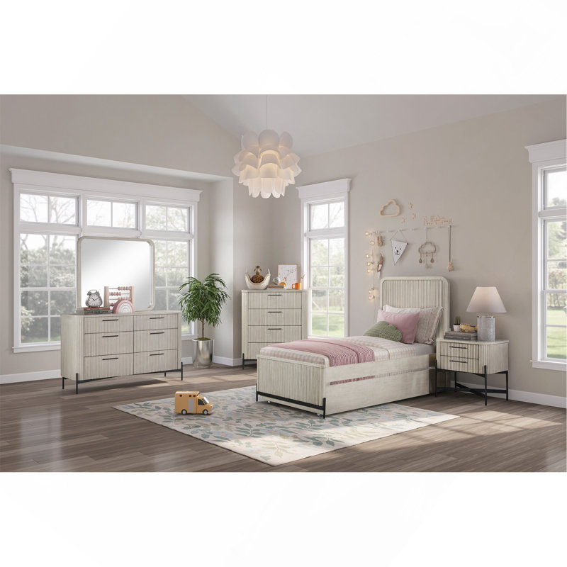 Commode 4 tiroirs - Taupe, Taupe