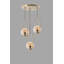 Lustre scandinave Glam, finition cuivre, 27,6 po x 11,8 po | Fabrication 100% métal, peinture séchée au four, revêtement dégringolé | Douille E27, 40 W maximum | Luminaire élégant pour la décoration intérieure moderne et les espaces repas-1542933951-1542933949