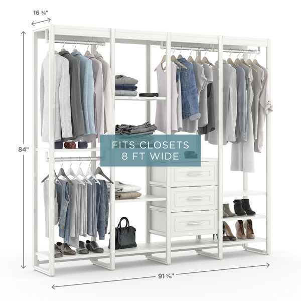 Closets by Liberty 24-in Shoe and Multi Storage Rack