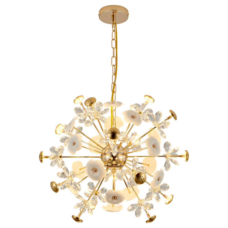 Ceramic Dandelion Chandelier