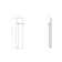 Backgate™ 1 - Light LED Flush Mounted Sconce