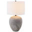 Lampe de table haute en céramique 23 po avec abat-jour Meinou