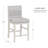 Regina Solid Maple Wood Gray Stripe Counter Stool Set of 2-115122978