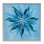 «Blue Flower Shape Design», estampe numérique, conception de Liz Jardine